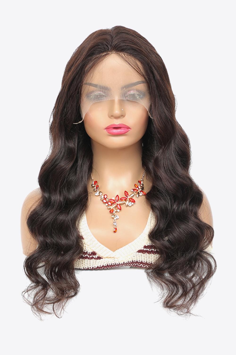 20" 13*4" Lace Front Wave Human Wigs in Natural color 150% Density