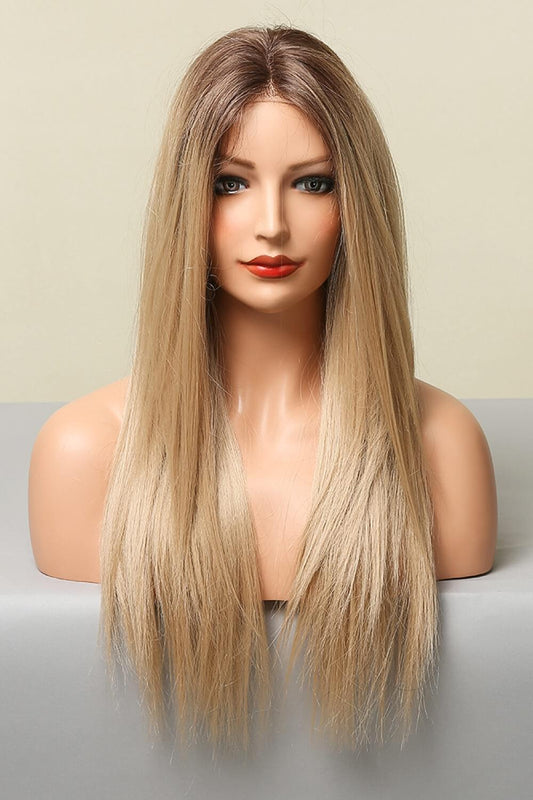 13*2" Lace Front Wigs Synthetic Long Straight 26'' 150% Density